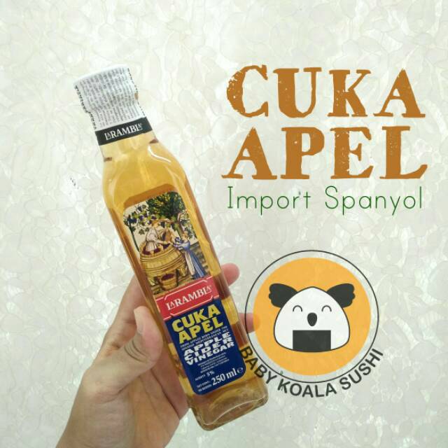 LA RAMBLA Apple Vinegar 250 ml │ Cuka Apel Import Spanyol