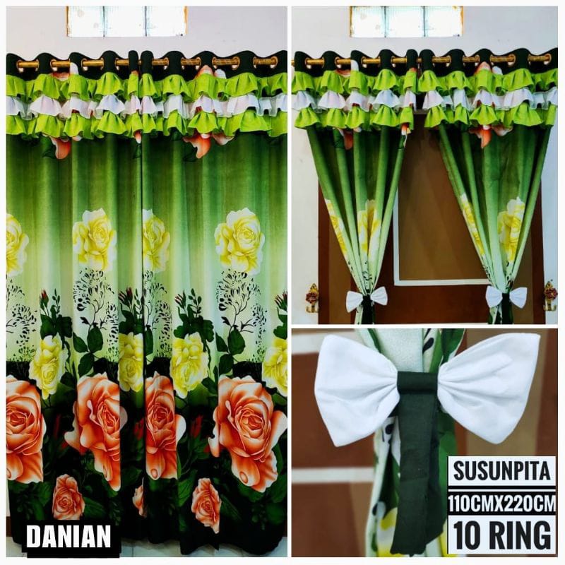 GORDEN PINTU DAN JENDELA RUMBAI SUSUN PITA