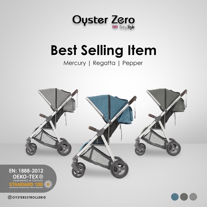 Oyster Zero New Colour / Stroller Bayi Oyster Zero