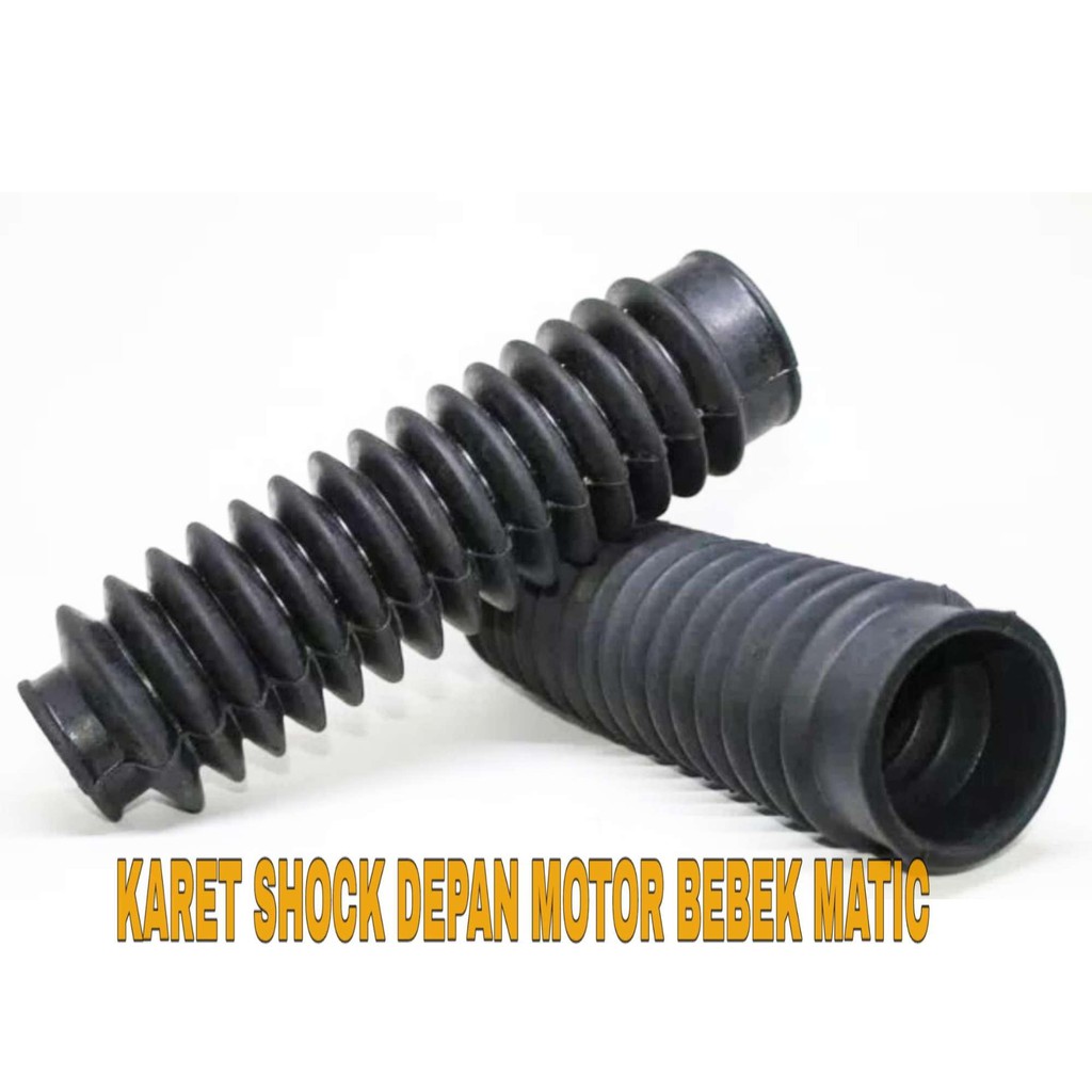 Karet Shockbreaker Depan Hitam Ukuran Motor Universal SKU Karet Shockbreaker Depan Hitam Ukuran Motor Universal SKU