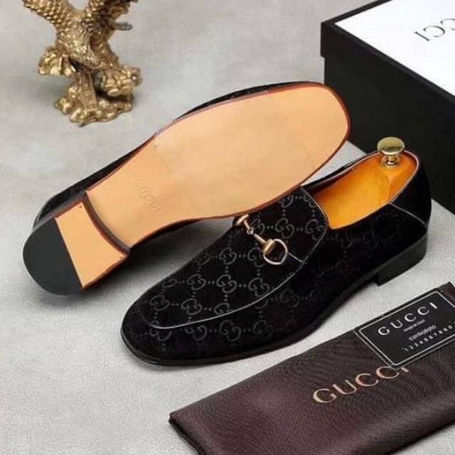 Sepatu pantofel gucci kualitas mirror