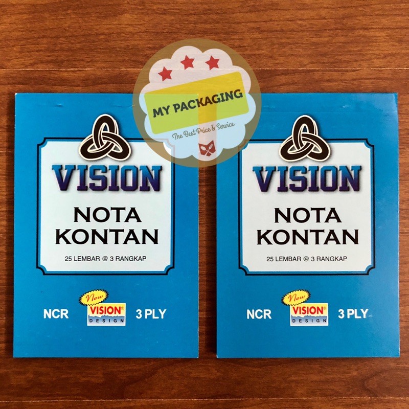 Buku Nota Kontan Kecil Rangkap 3 ply NCR / K3 - 25 Lembar @ 3 Rangkap