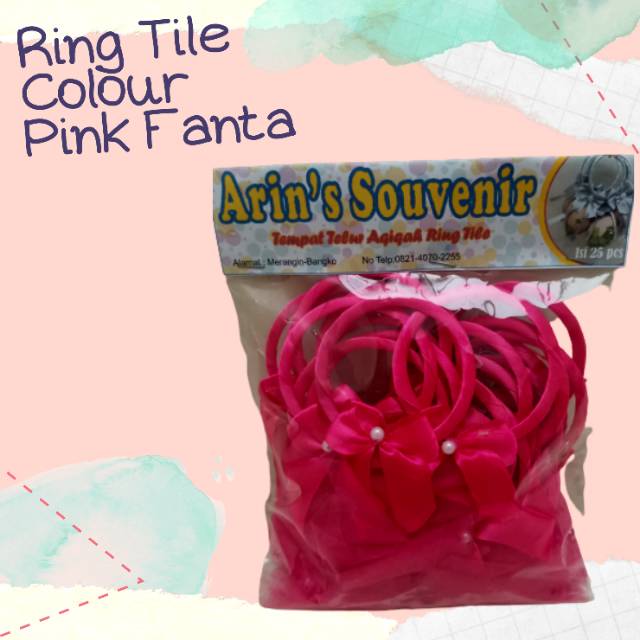 Souvenir tempat telur aqiqah / pokok telok/ bunga telok/ ring tile isi 20 pcs