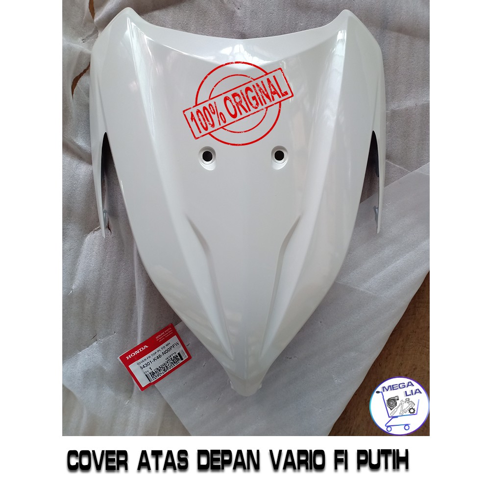 Cover Atas Depan Vario Fi Putih 100% ORI HONDA. 64301-K46-N00PFW
