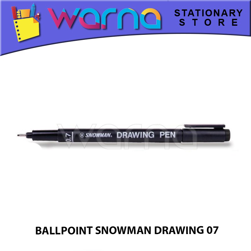 

PEN PULPEN BOLPEN BALLPOINT SNOWMAN DRAWING PEN 07