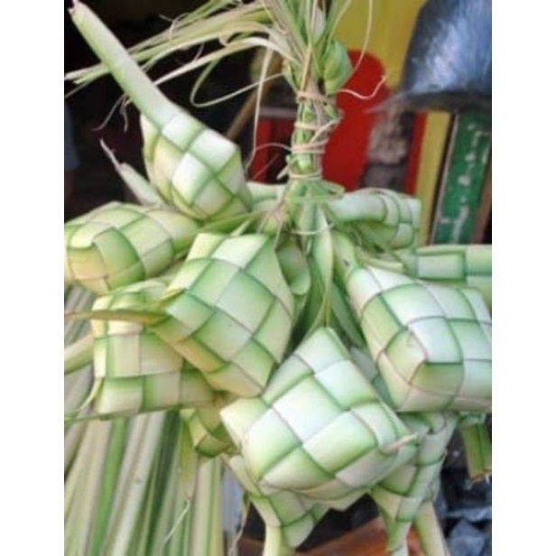 Bungkus ketupat siap pakai, 10 pcs