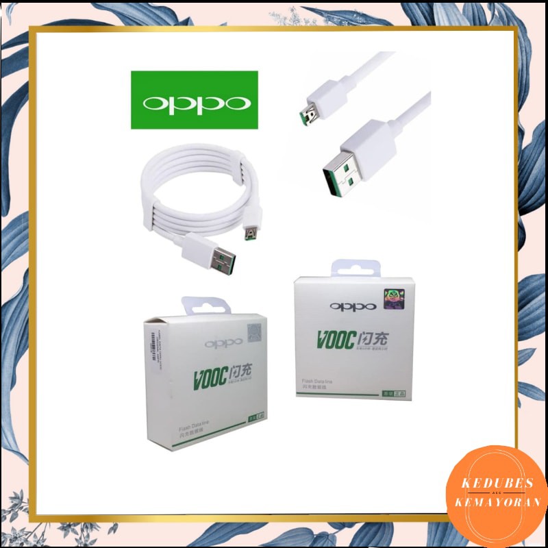 Kabel Data OPPO VOOC ORIGINAL 100% Micro USB 1meter