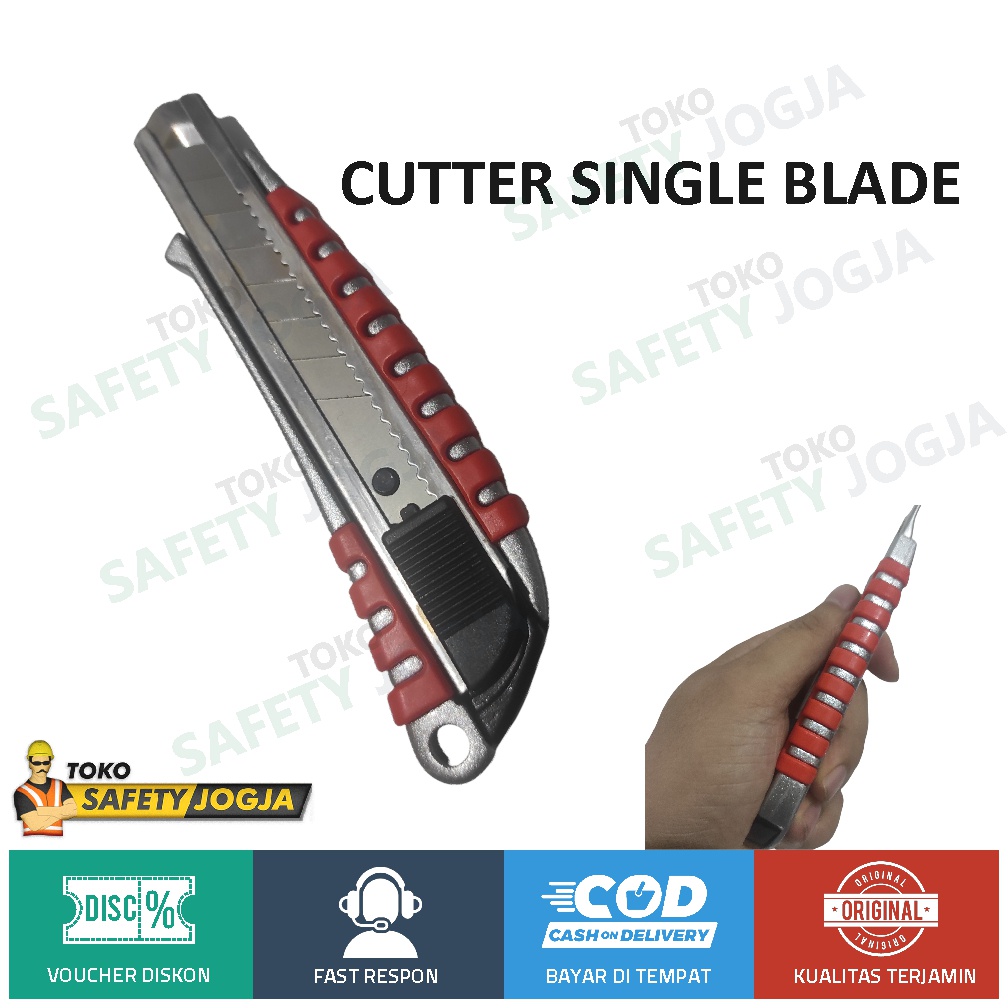 CUTTER SINGLE BLADE PISAU CUTER ENZO