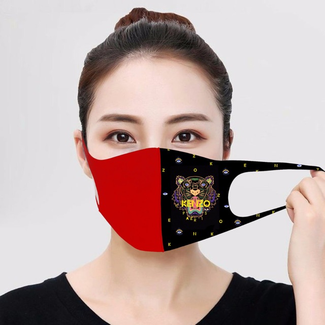 Masker Kain Scuba Motif Dewasa / penutup wajah