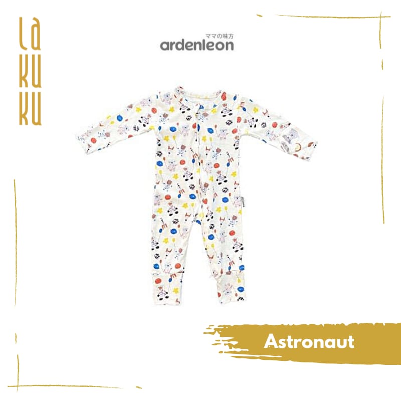 Lakuku - Ardenleon Printed Sleepsuit dual zipper Setelan Piyama Lengan Panjang