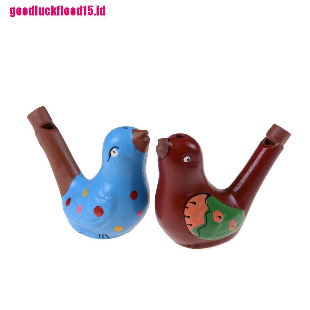 {LUCKID}1PCS Ceramic hand-painted musical whistle water birds whistle