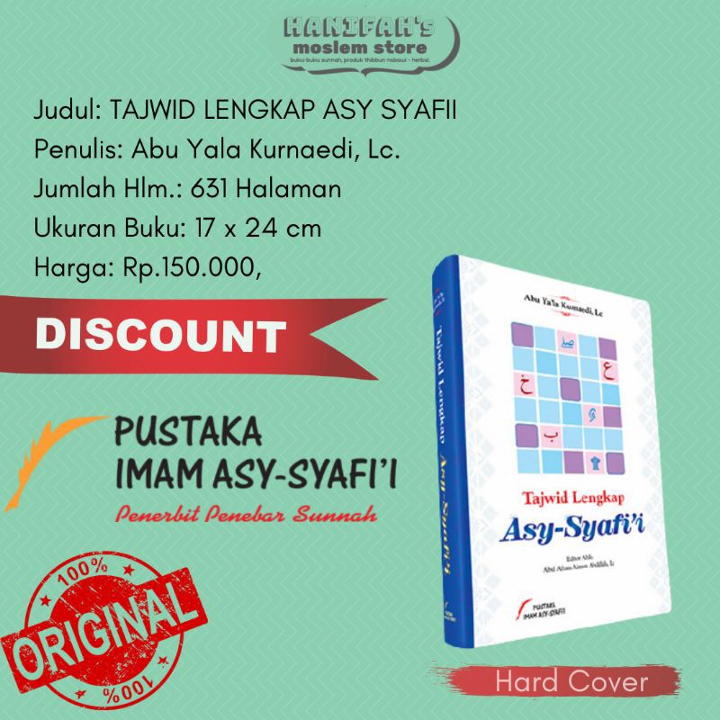 Tajwid Lengkap Asy Syafii Ilmu Tajwid - Pustaka Imam Syafii