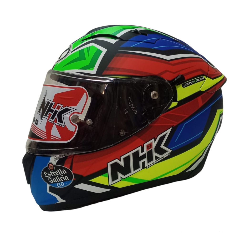 NHK HELM GP PRIME EDITION RUEDA BLACK DOFF DOUBLE VISOR MICROLOK