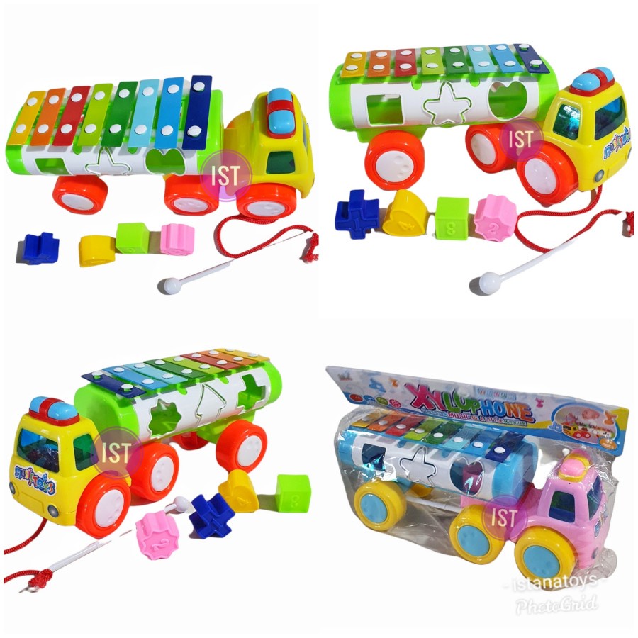 MWN Mainan Truck Tangki Xylophone AU01