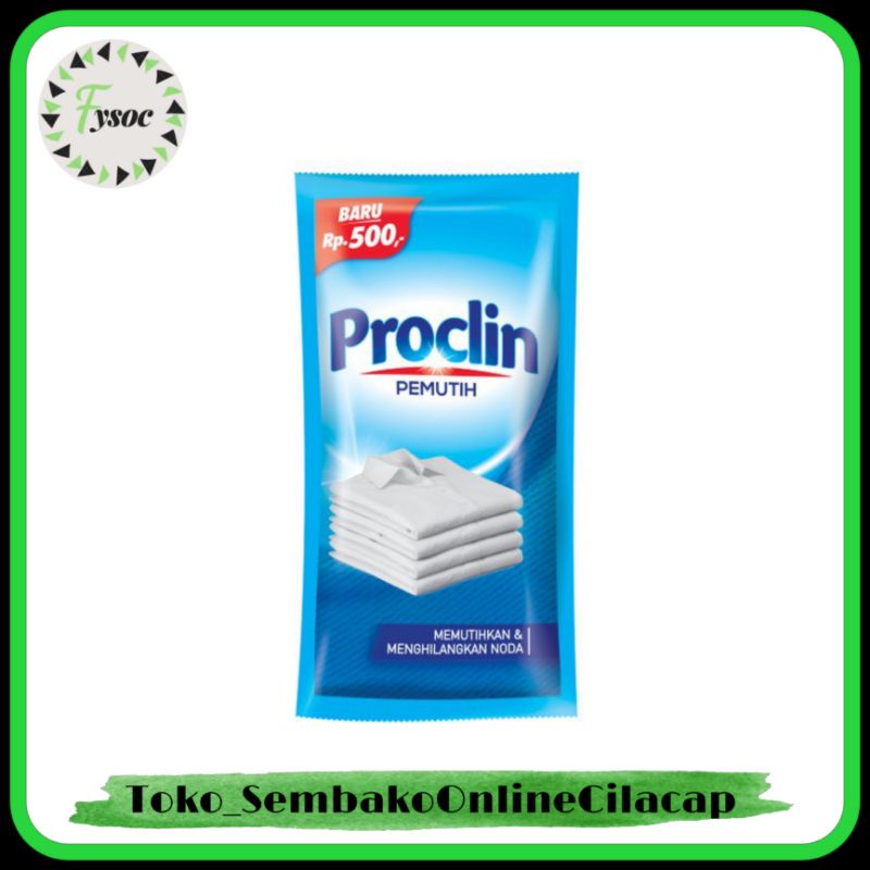 PROCLIN RP500 PEMUTIH PAKAIAN ( 6 pcs x 30ml )