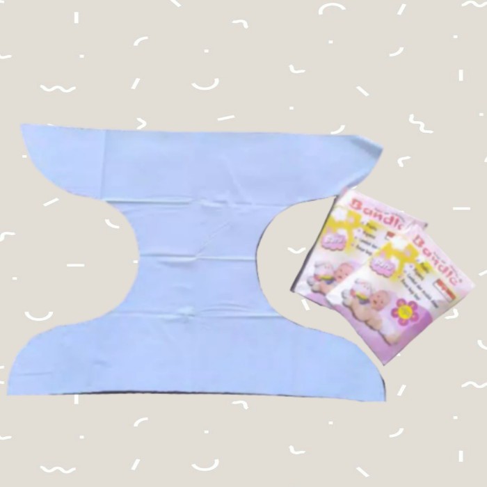 Bandle Popok Plastik Bayi NewBorn || Baby Diapers 1 pac = 5pcs