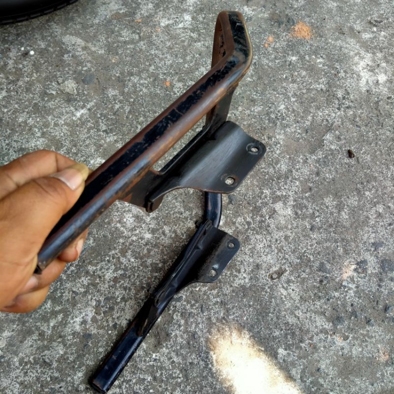 Begel Behel jok motor Kaze pegangan tangan belakang jok planger Kawasaki Kaze R kaze original