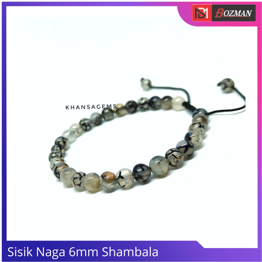 Gelang Batu Sisik Naga Natural Stone Bracelet and Jewellery