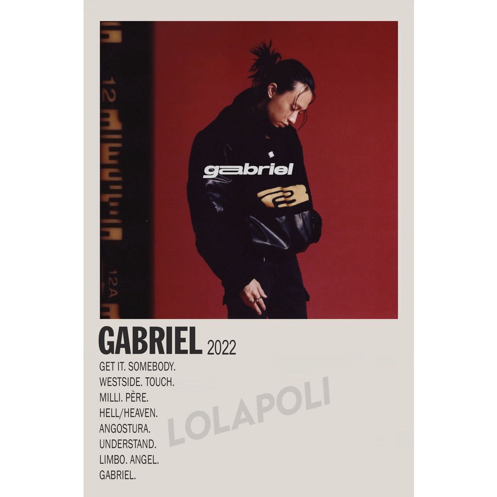 Poster Cover Album Gabriel - Keshi