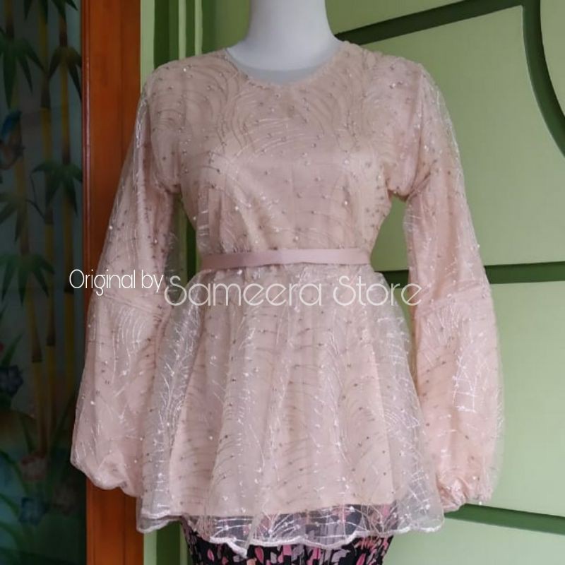 COD KEBAYA LESTI / LESTI PEPLUM / KEBAYA BRUKAT MODERN / KEBAYA BRUKAT MUTIARA-3