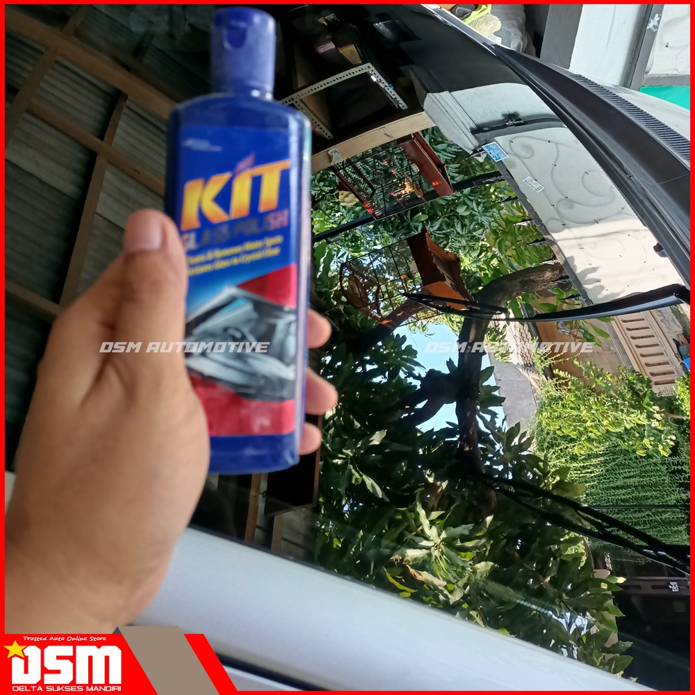 KIT Glass Polish - 170 ml / Penghilang Water Spot / Pembersih Kaca Mobil / Poles Kaca DSM