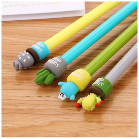 

(1pcs) Bolpen / Pulpen / Pena Gel Lucu Karakter Tanaman (Kaktus)