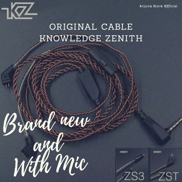 Jual Cable Kabel Knowledge Zenith KZ ZS3 ZST ZS5 ZS6 Original - Type A Limited