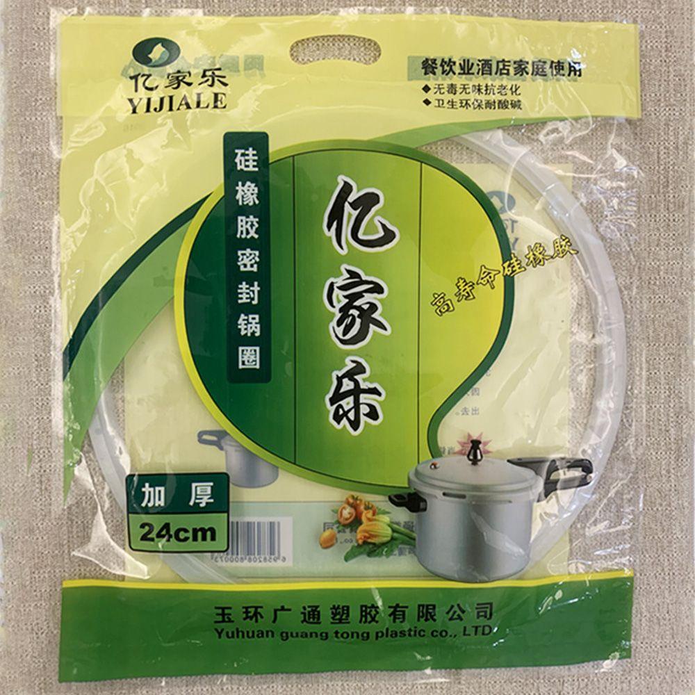 Suyo 2Pcs Cincin Segel Bahan Karet Silikon Warna Putih Ukuran 18 20 22 24 26CM Untuk Alat Masak