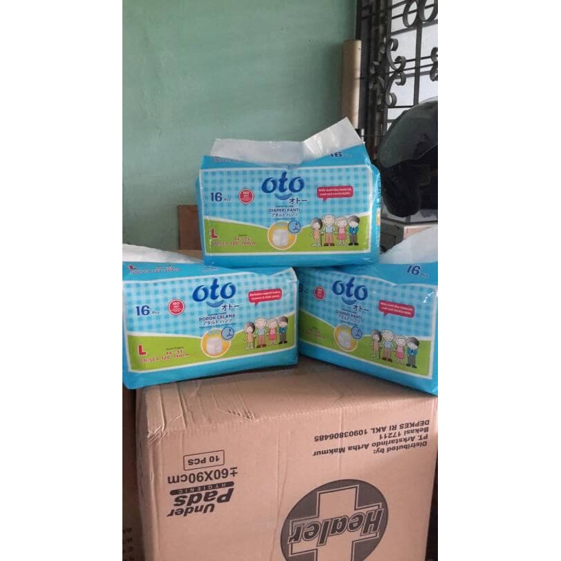 DISKON PAMPERS DEWASA POPOK DEWASA CELANA OTO L 16 DIAPER DEWASA MURAH MERIAH AL7