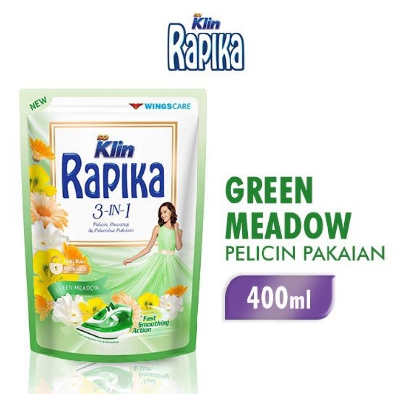 Rapika Biang Pelicin Pakaian 400ml/ So Klin Rapika 3 IN 1