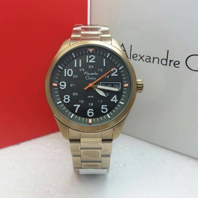JAM TANGAN ALEXANDRE CHRISTIE COWOK AC 6539 ORIGINAL