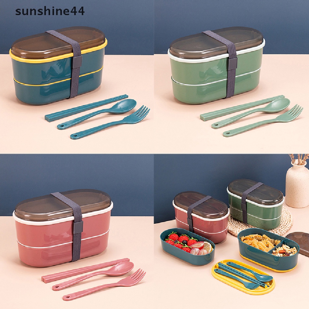 Sunshine Kotak Makan Bento Untuk Microwave / Kantor