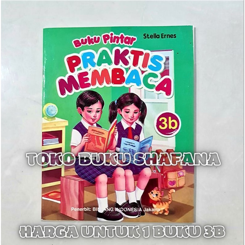 Buku Anak - Paket Lengkap Buku Pintar Praktis Membaca Jilid 1A Sampai 3B Untuk PAUD TK dan SD Penerbit Bintang Indonesia