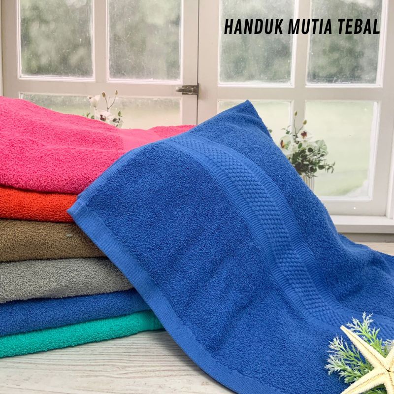 RC MUTIA HANDUK MANDI HOTEL WARNA JUMBO UKURAN 70x140