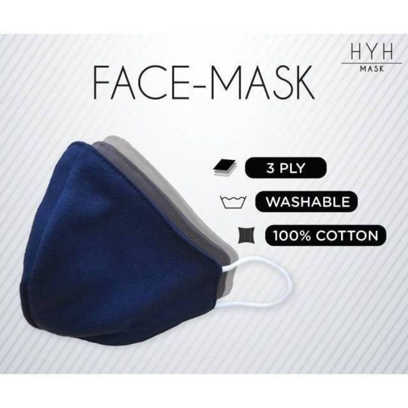 Masker KAIN 3ply / masker kain 3PLY U1 EARLOOP MASK