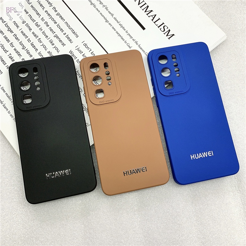 (DUO Camera) Soft Case Silikon Full Cover Huawei P40 P50 P30 P20 Pro P40pro P30pro