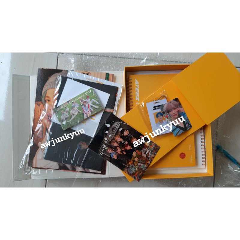 season greeting ateez 2021 memberset yeosang jongho hongjoong sg21