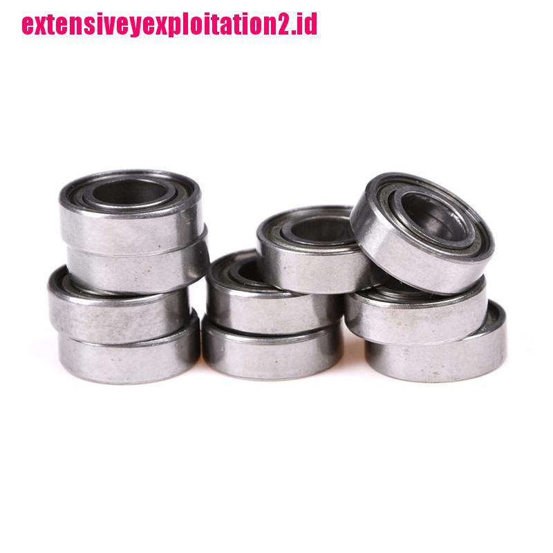 &lt; E2id &amp; &gt; 10PCS 688zz Miniatur Bola Bearing Metal Ukuran 8x16 X 16