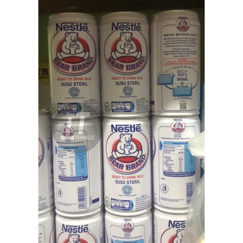 

NESTLE BEAR BRAND ISI 189ML KEMASAN KALENG