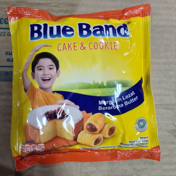 

b2011bb Mentega Blueband Sachet Cake And Cookies 200 Gram / Blue Band Cookie Xa201As