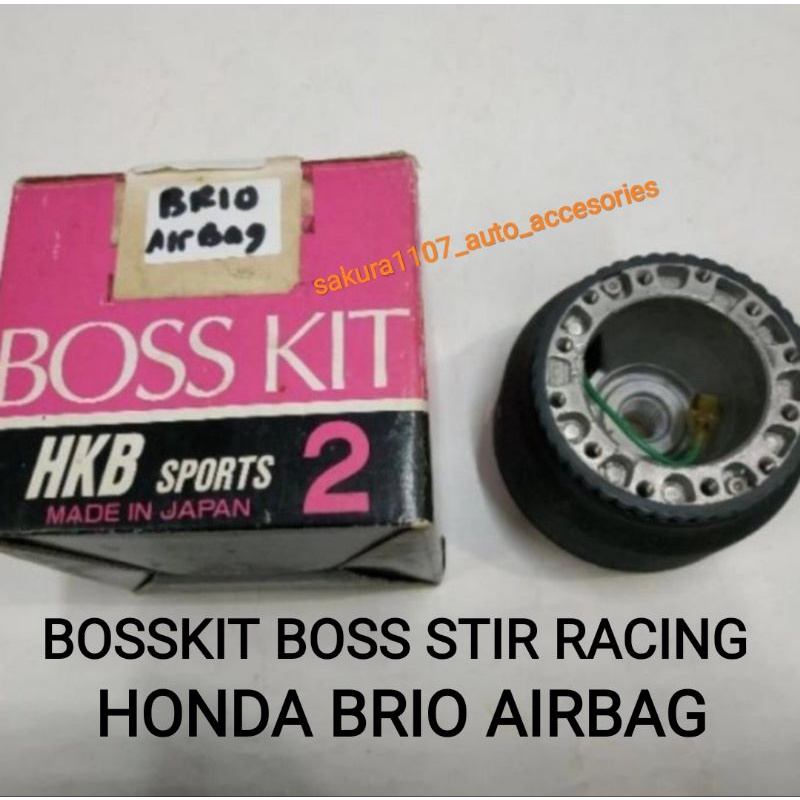 bosskit dudukan stir racing khusus honda brio