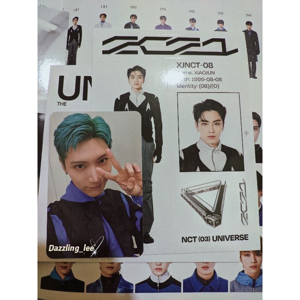 Album + PC Ten + sticker Xiaojun kun PB NCT universe unsealed fiullset