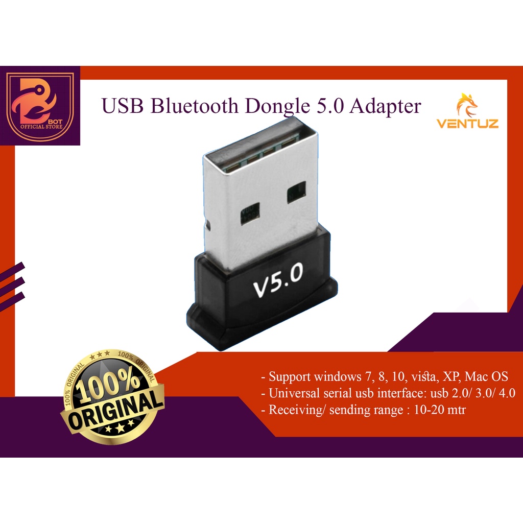 Jual USB bluetooth dongle 5.0 adapter Ventuz Original Bluetooth