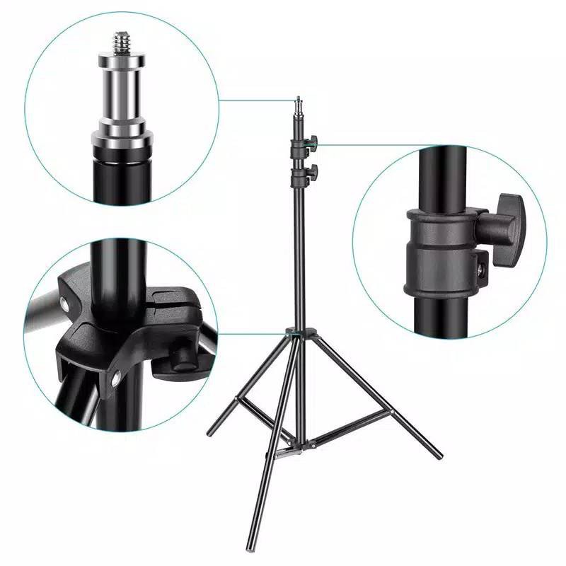 Promo Murah Liger L-3121 Tripod 2.1 Meter Photography Light Stand Portable 210cm