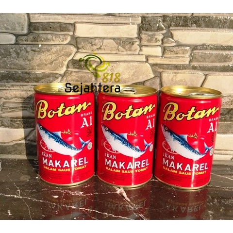 

Sarden Makarel Cap Botan Saos Tomat 425gr