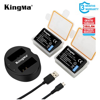 KINGMA Battery Canon LP-E10 2-Pack with Dual Charger - Non Lcd Display