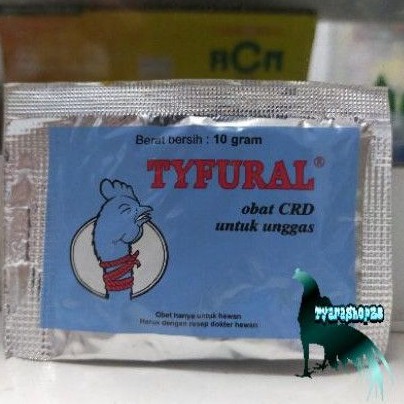 TYFURAL 10 gram / Obat CDR untuk unggas ayam