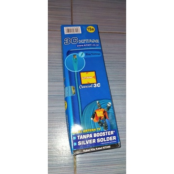 KABEL 3C + JEK KITANI 15M