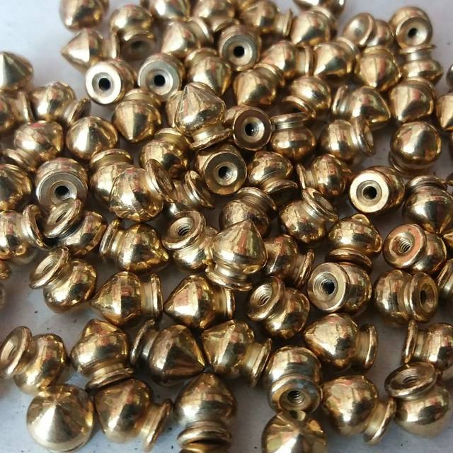 KUBAH ROLLER / PENTOLAN TIANG ROLLER TAMIYA GOLD (10PCS)