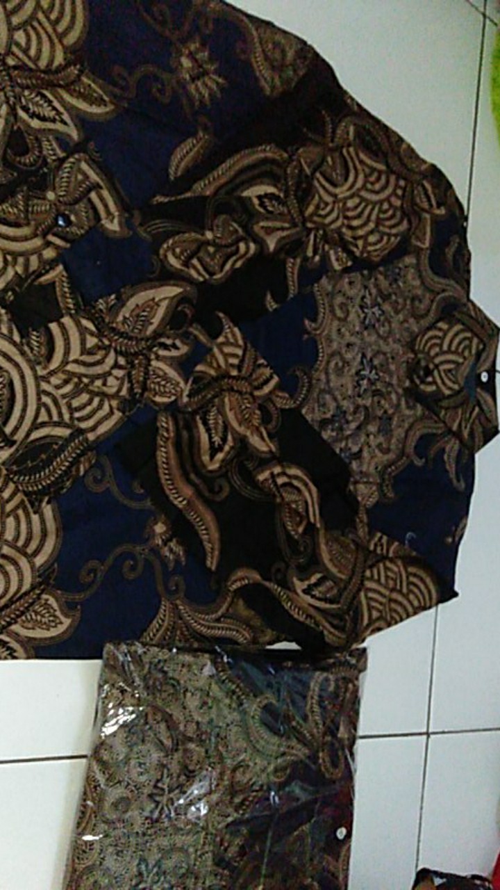 Size M L Xl Xxl Bswart Batik Hrb026 Kenongo Hem Pendek Padi Pekalongan M L Xl Batik Pria Murahl